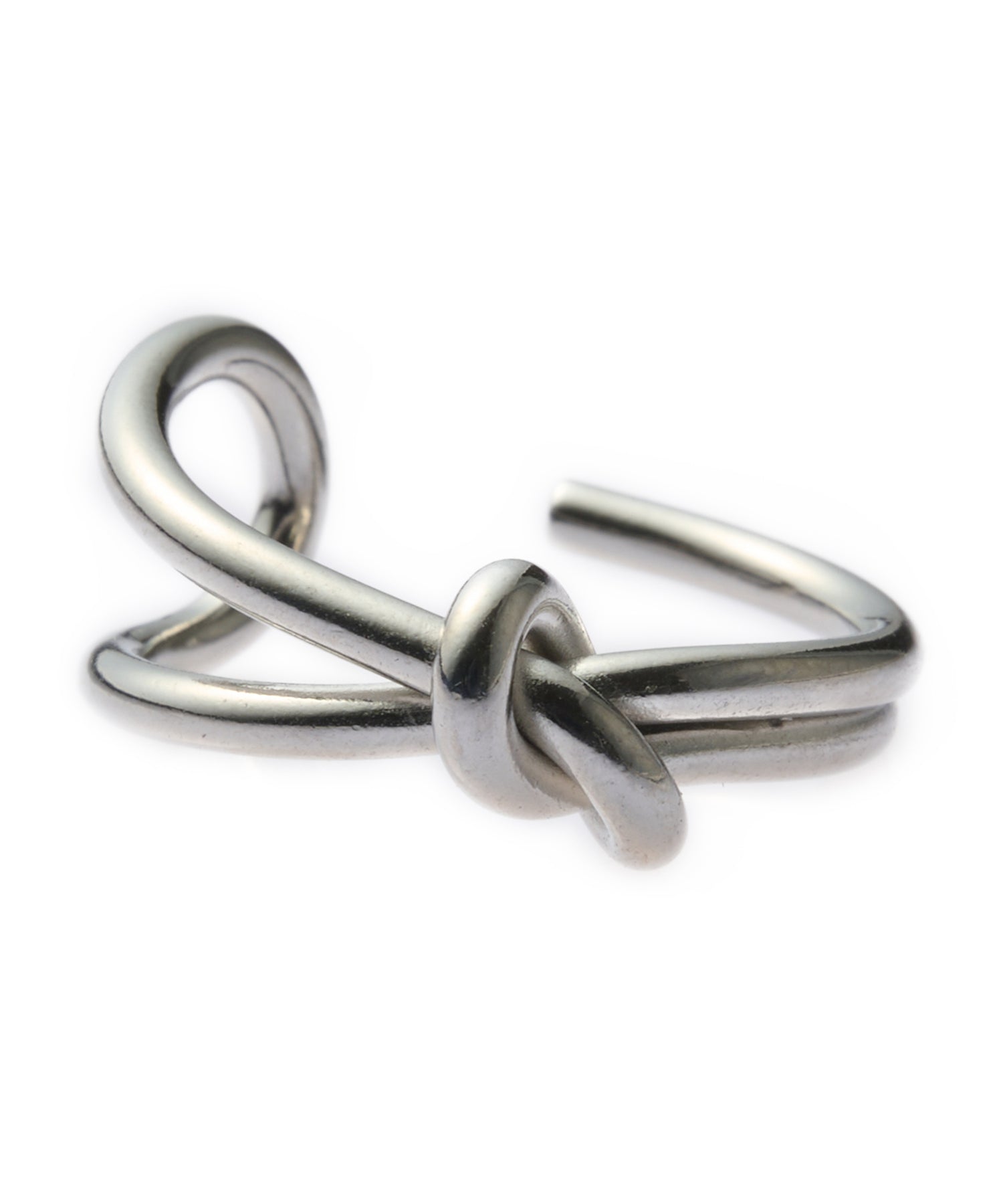 [Silver] Knot Slim Ring