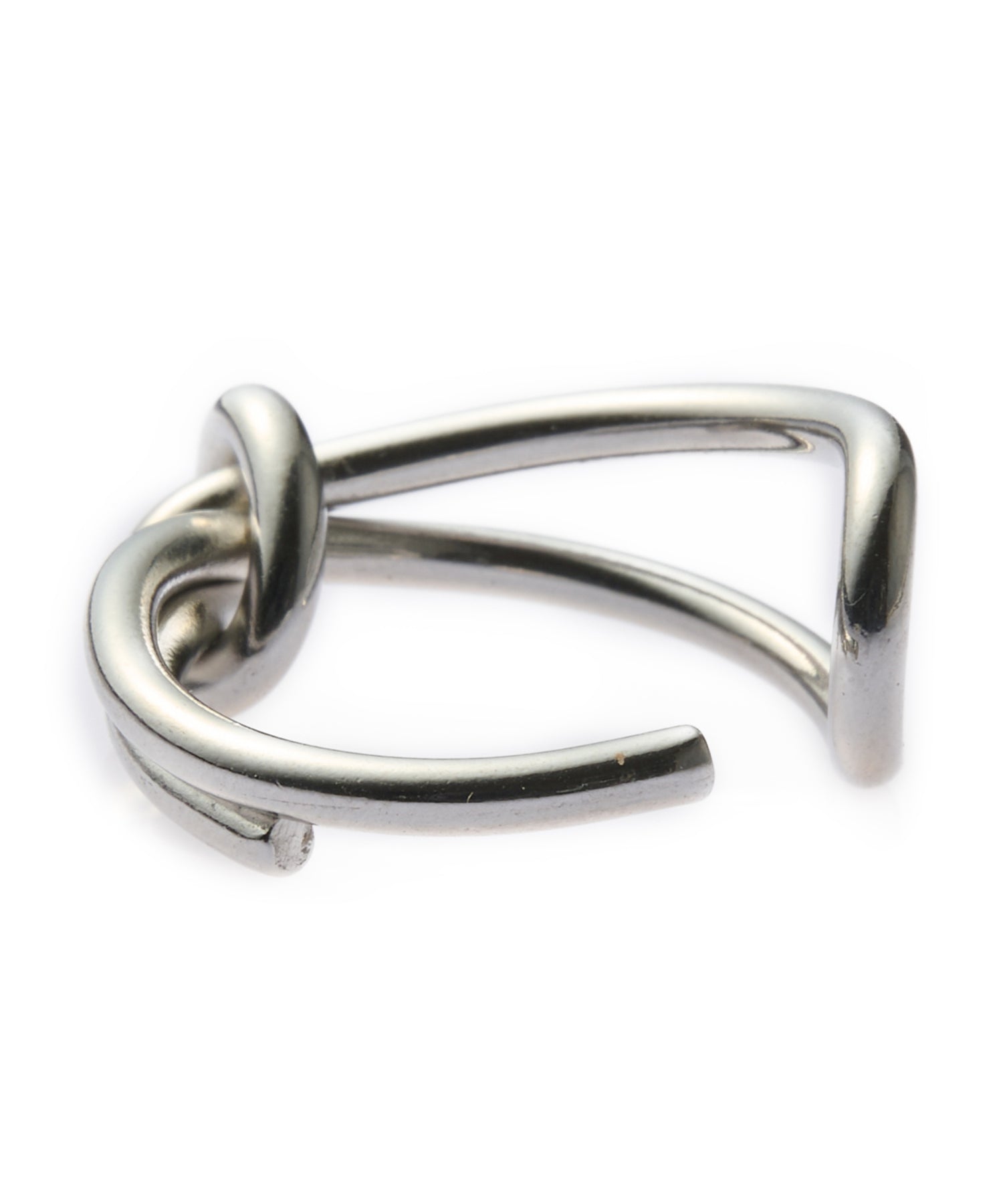[Silver] Knot Slim Ring