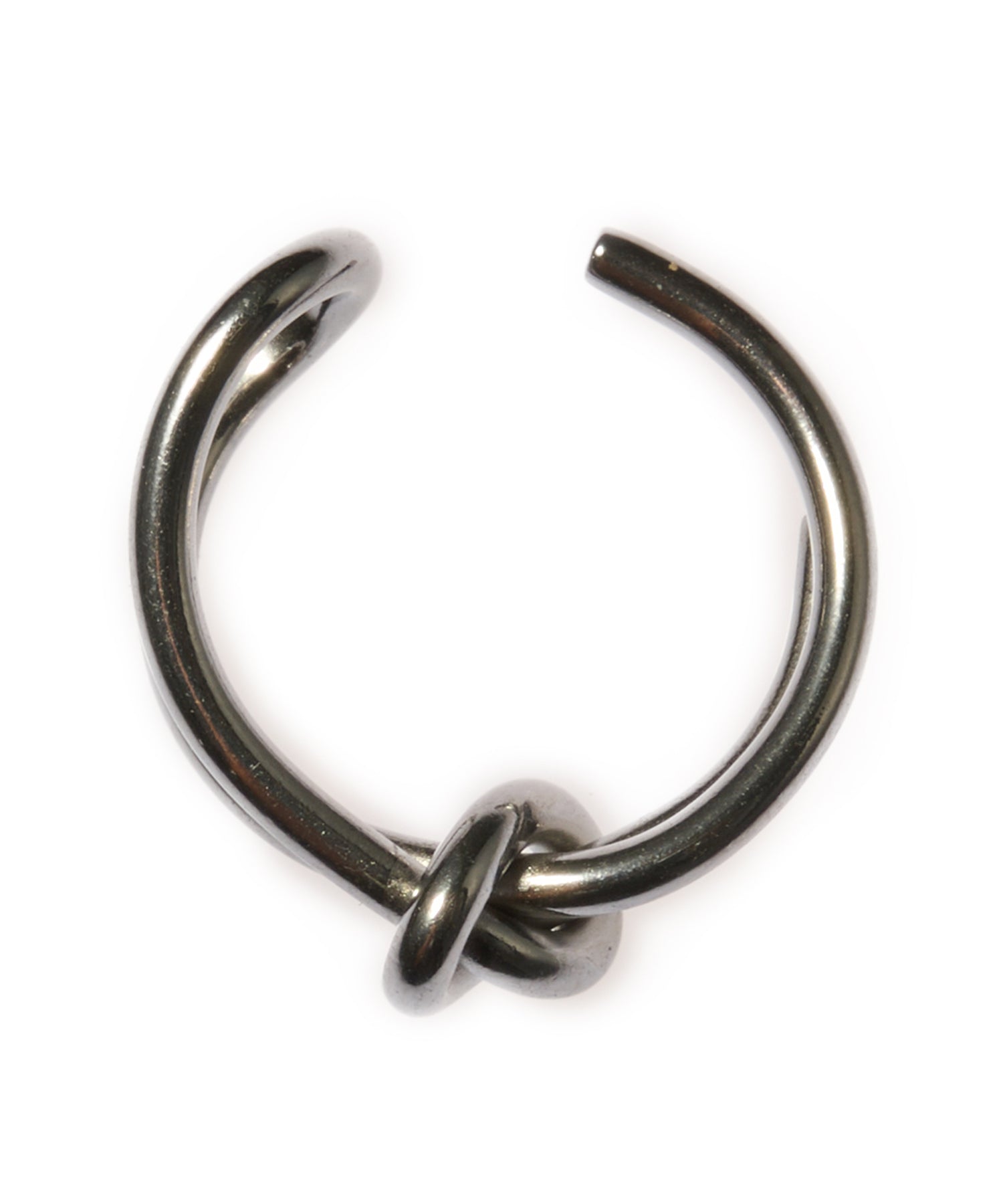 [Silver] Knot Slim Ring