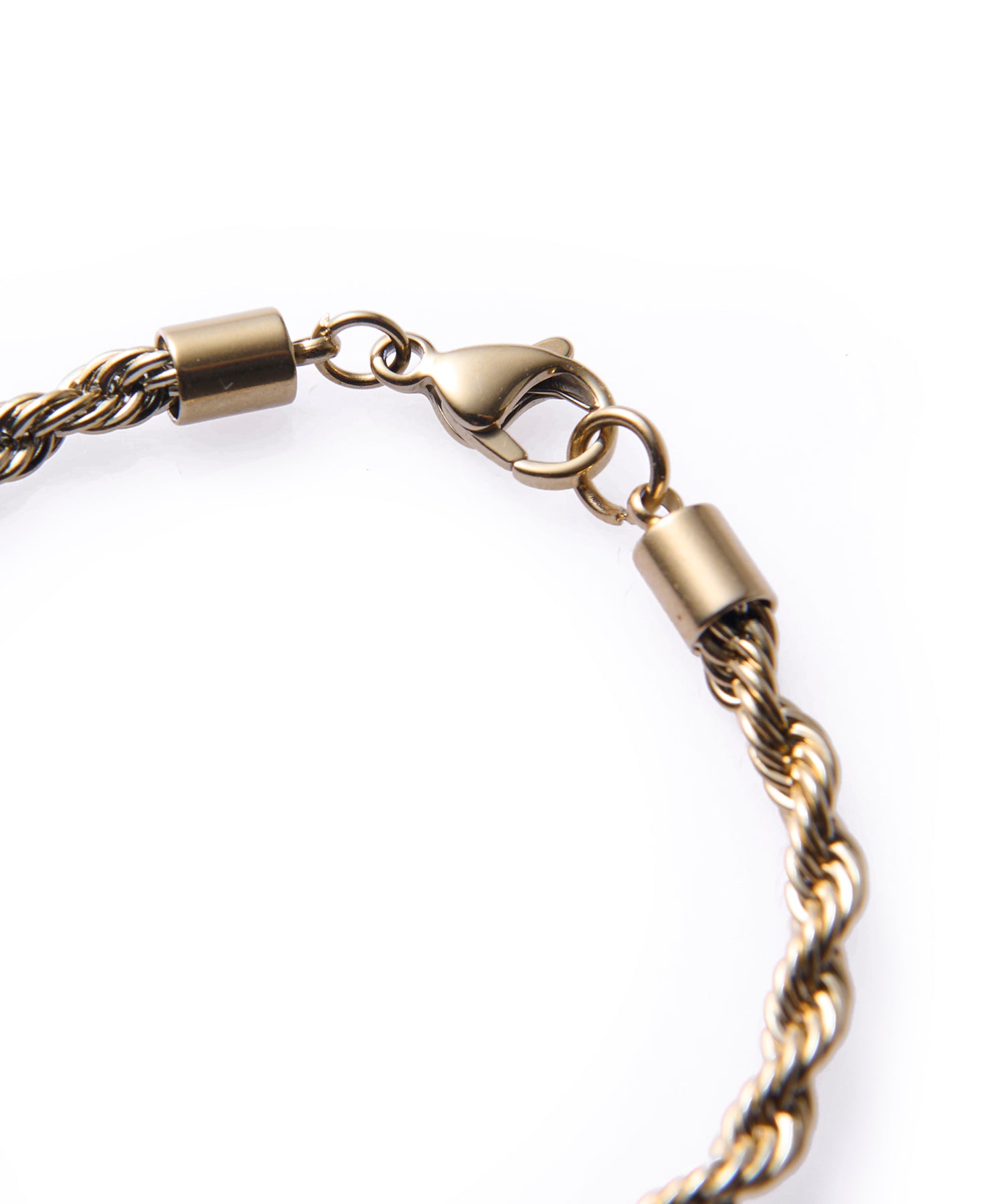 ゴールド]ブレイディドブレスレット