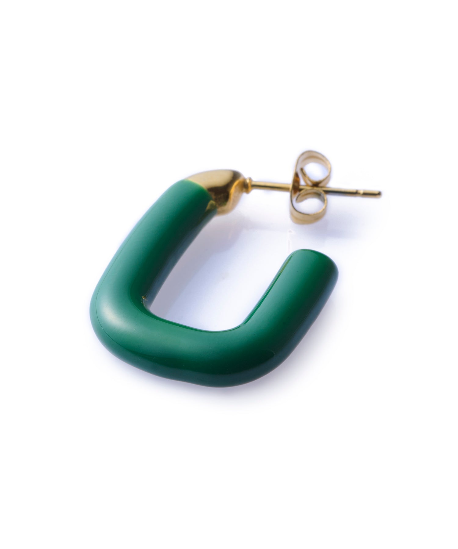グリーン]フォルムピアス
