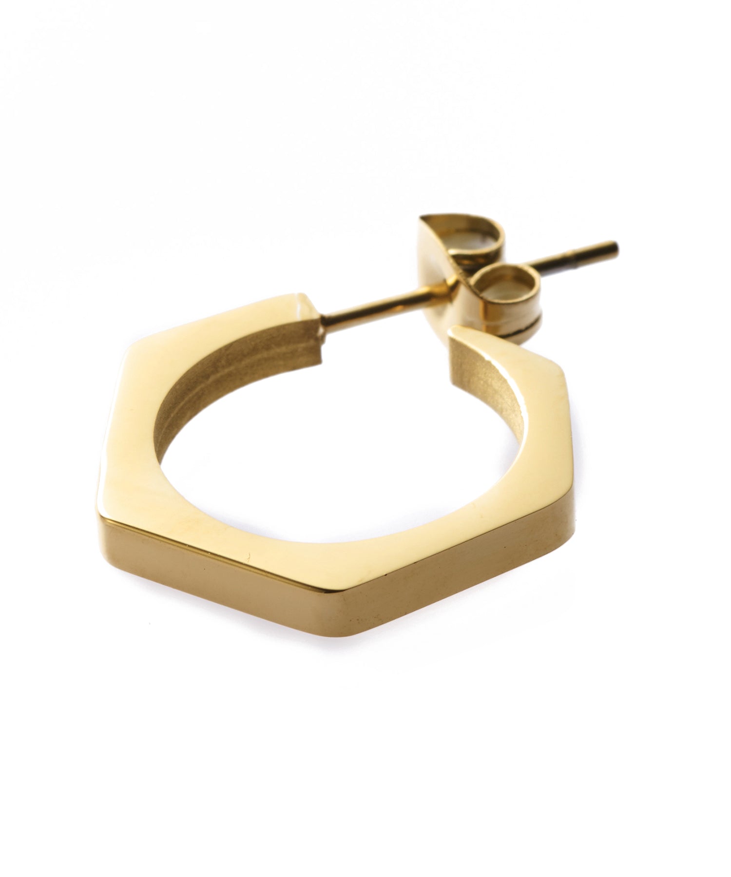 [Gold] Hark Angle Earrings