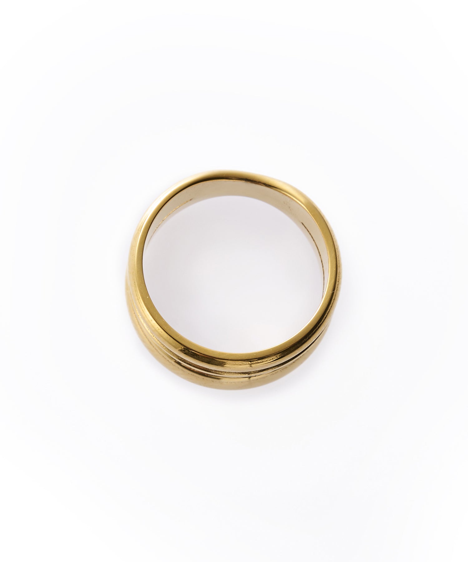 [Gold] Particle Double Line Ring