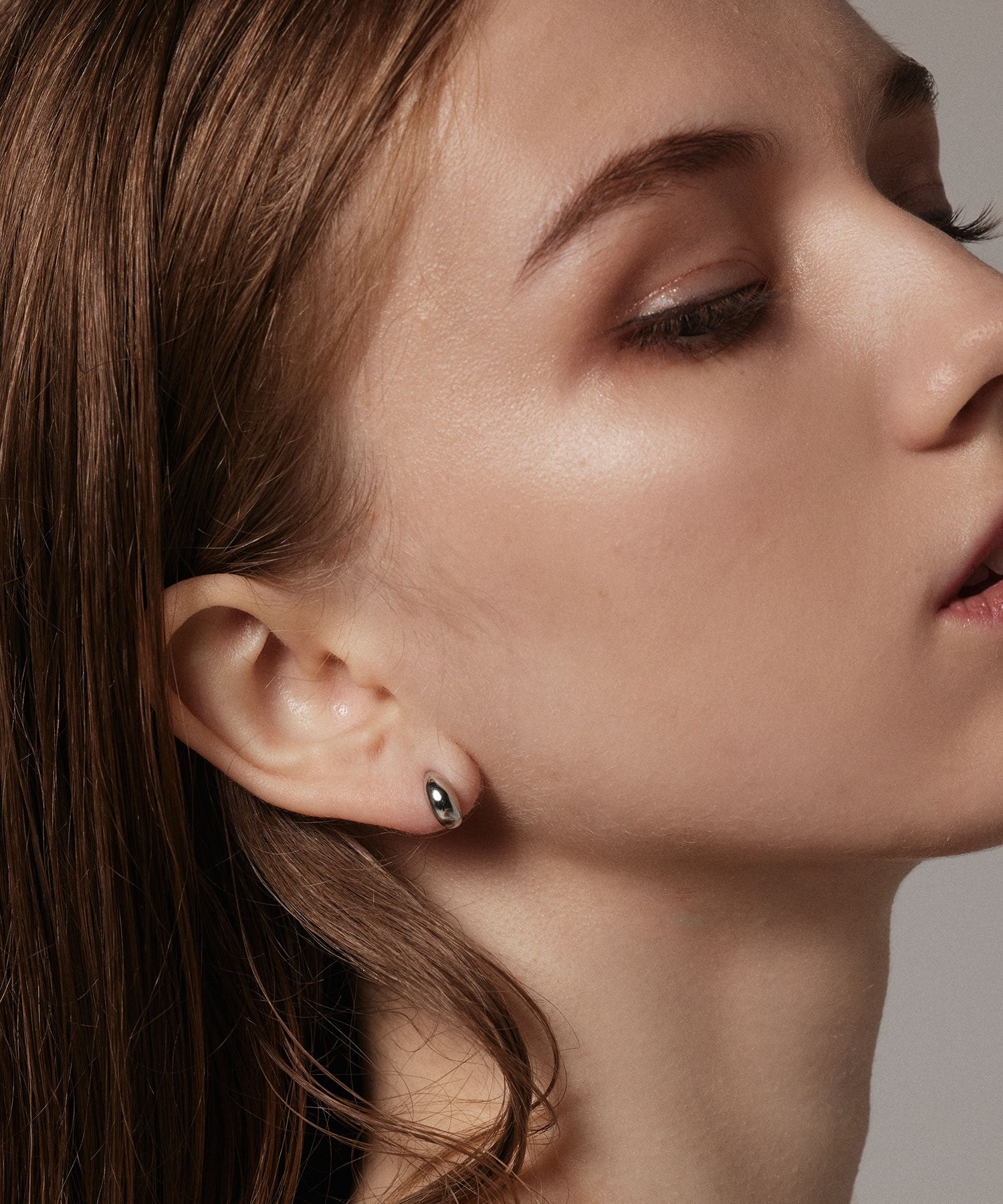 [Silver] Mini Drop Earrings