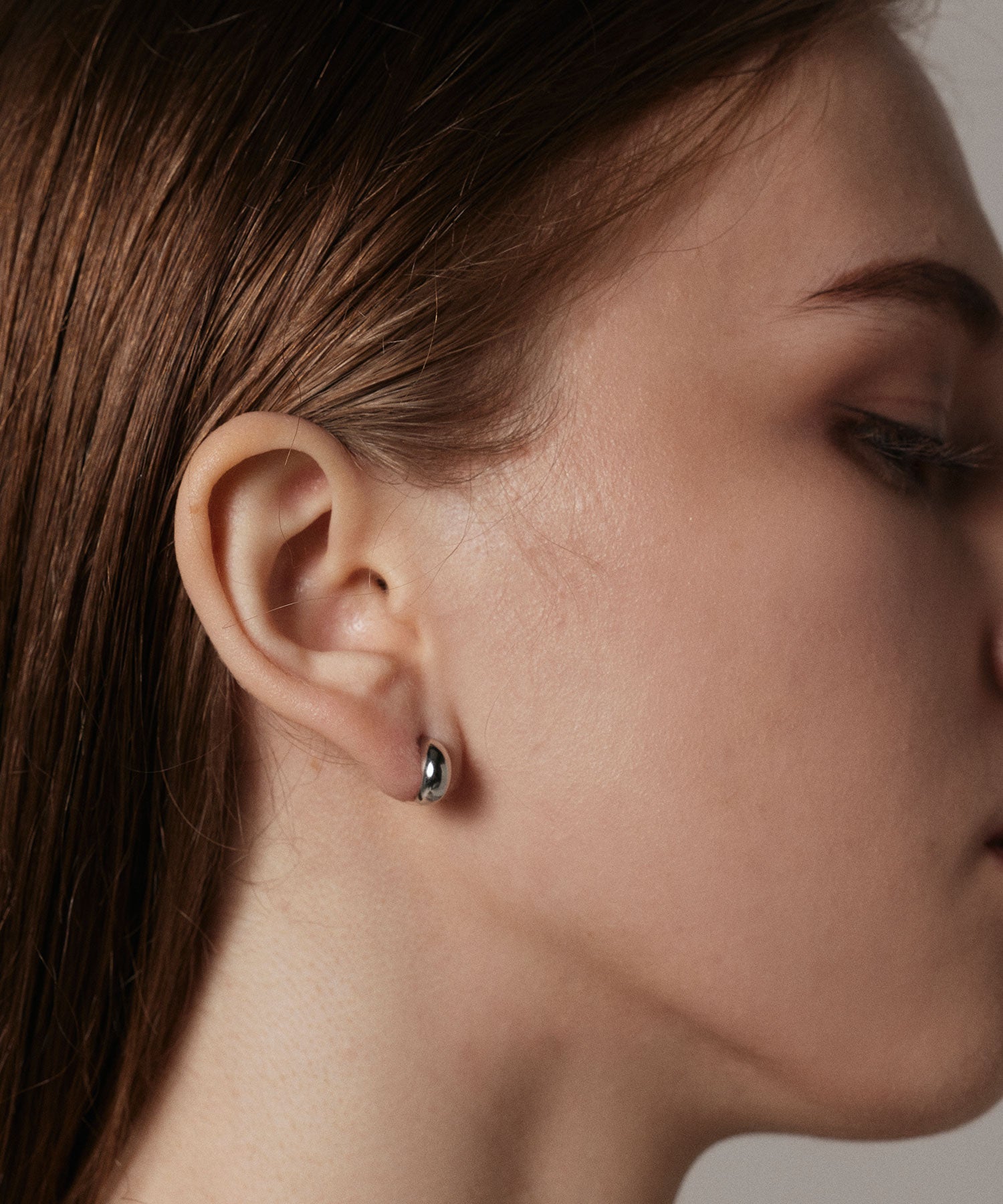 [Silver] Mini Drop Earrings